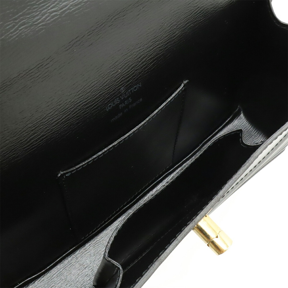 LOUIS VUITTON Louis Vuitton Epi Prebour Shoulder Bag Pochette Clutch Noir Bla... - Picture 8 of 9